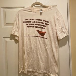 Never worn, cream cotton shirt